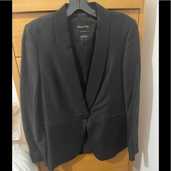 Massimo Dutti black blazer - Picture 2 of 4